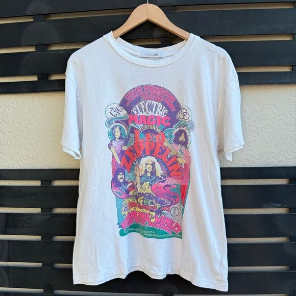 Daydreamer Led Zepplin Electric Magic Weekend Tee in Vintage White | Medium - Picture 3 of 6